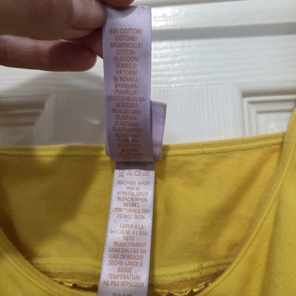 Savage X Fenty Yellow Cotton Wireless Adjustable Straps Unlined Bralette Sz M - Picture 8 of 8